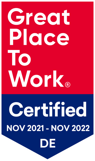 Great Place to Work Zertifikat November 2022